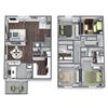 4 2.5 TH Floor Plan, 4-Bed 2.5-Bath, 1,750 SQFT